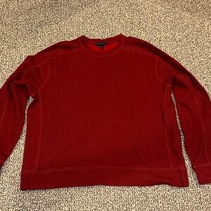 Banana Republic Men's Deep Red Crewneck Sweater